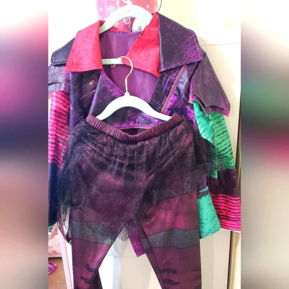 Disney Store Mal Descendants Halloween Costume 7/8